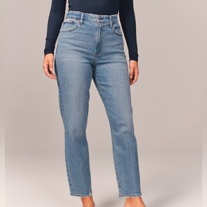 A&F High Rise Mom Jean